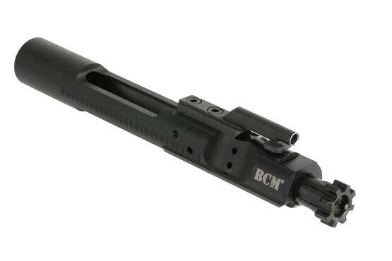 The Bravo Company Manufacturing bolt carrier group features an M16 cut and is full auto rated